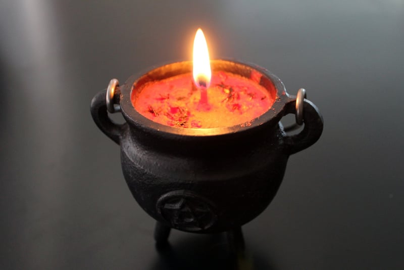 Cauldron with Fire